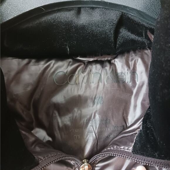 Calvin Klein Brown Packable Down Puffer Jacket Size XS - Picture 3 of 10